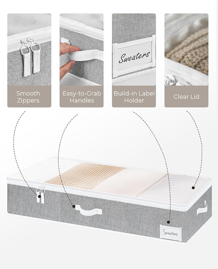 StorageWorks Under Bed Storage Containers - Image 3