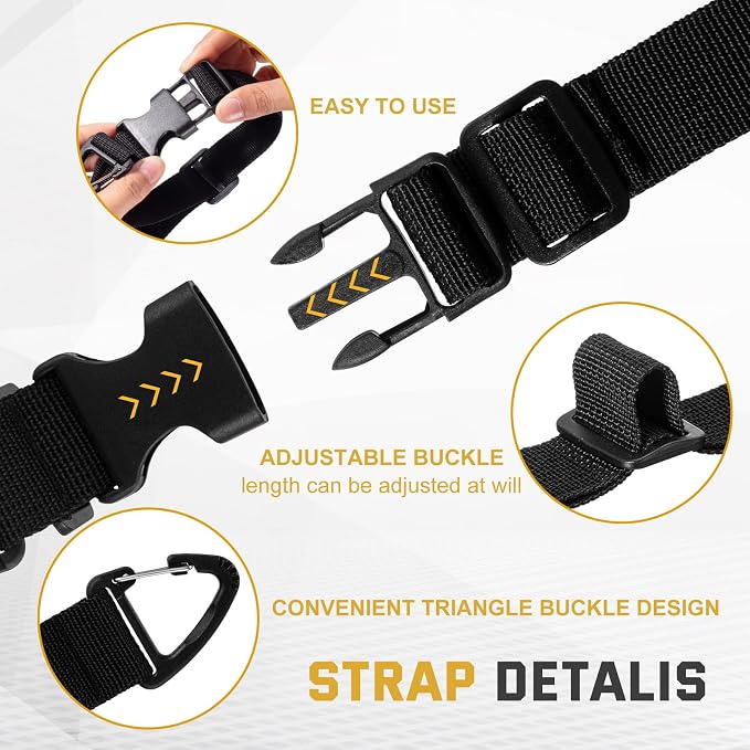 12 Pack 17 Inch Adjustable Extension Cord Holder Organizer - Image 3