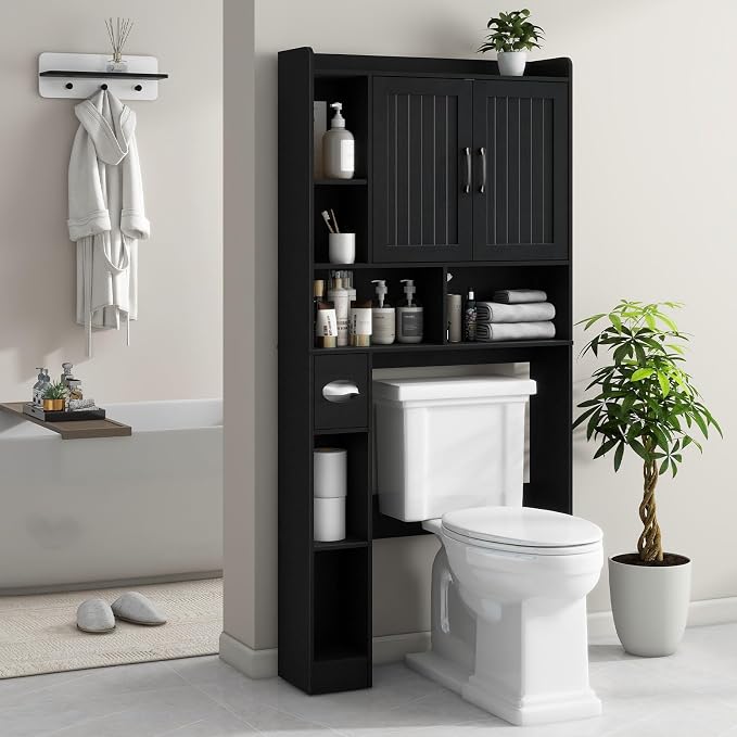 Vabches Over The Toilet Storage Cabinet, Farmhouse Storage Cabinet Over Toilet - Image 8