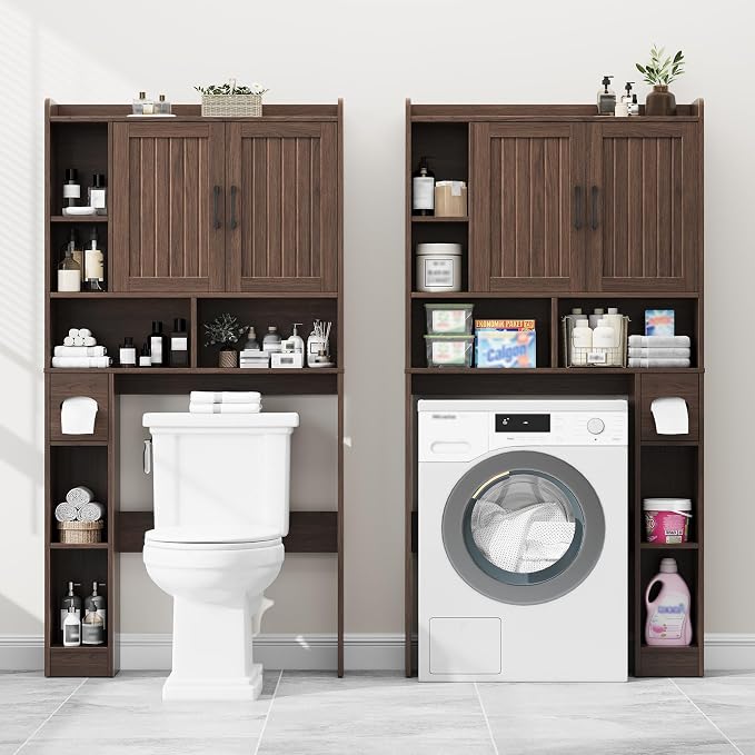 Over The Toilet Storage Cabinet, Farmhouse Storage Cabinet Over Toilet - Image 4