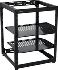 ECHOGEAR 15U Open Frame Rack for Servers & AV Gear by ECHOGEAR