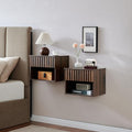 Floating Nightstand with Fluted Drawer by BuildHom
