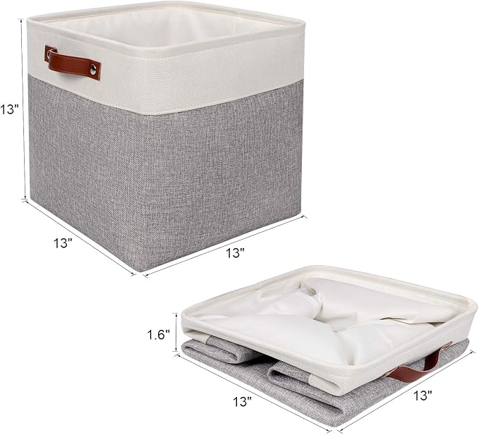 Univivi 13x13x13 Storage Cube Bins - Image 4