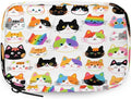Colorful Hand Drawn Cat Pill Organizer Travel Medicine Case by Unknown