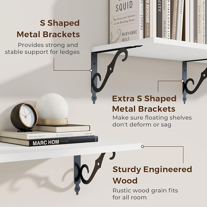 RICHFOCUS 12 Inch Deep Floating Shelves - Image 4