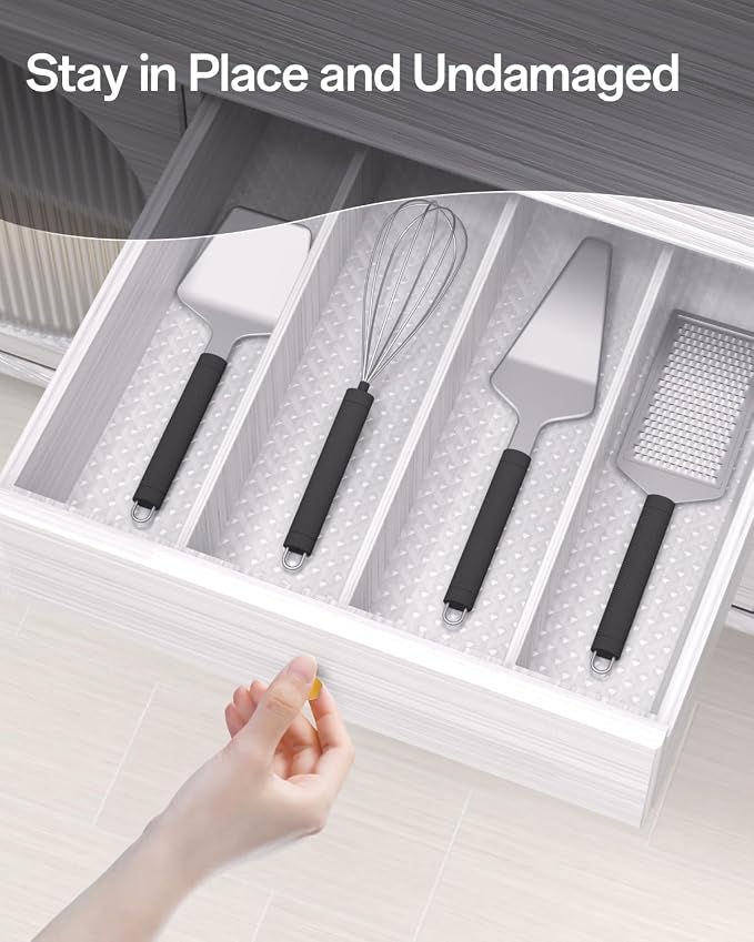 Shelf and Drawer Liner for Kitchen Cabinet, Non-Adhesive 24in x 240in - Image 8