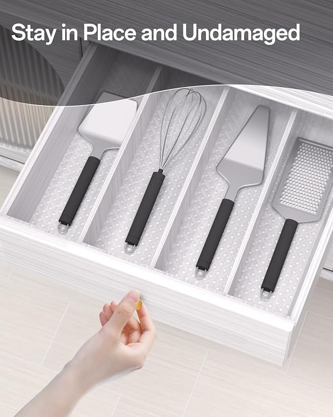 Shelf and Drawer Liner for Kitchen Cabinet, Non-Adhesive 12in x 360in - Image 8