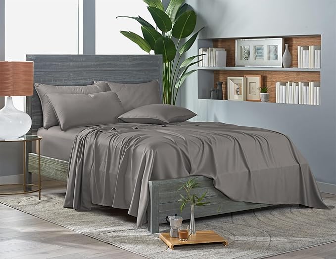Queen Pillowcases by Pure Bamboo, Genuine 100% Organic Viscose Derived from - Image 3