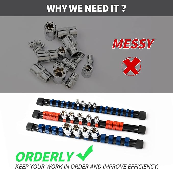 Socket Organizer Drive ABS Tools - Image 7