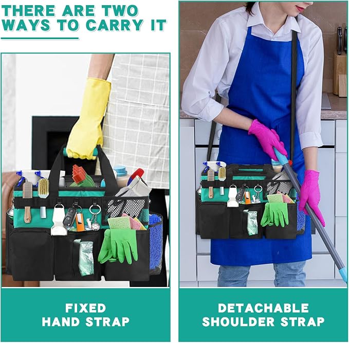 Wearable Cleaning Caddy Bag, WithDetachable Divider cleaning bags - Image 9