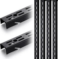 6 Pcs Shelf Rails Bracket Track 47.5 Inches Upright Closet System