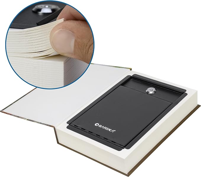 Barska Hidden Book Safe – Real-Look Pride and Prejudice Diversion Lock Box - Image 6