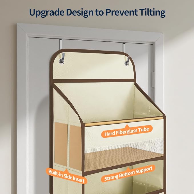 Yecaye Over The Door Organizer, Heavy Duty Hanging Organizers and Storage - Image 3