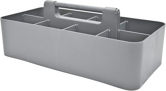2 PACK - Portable DIY 8 Dividers Durable Plastic Tote Tool & Supply Cleaning - Image 8