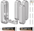 4-Pack Heavy Duty Zinc Alloy Folding Wall Hooks by CMRUI