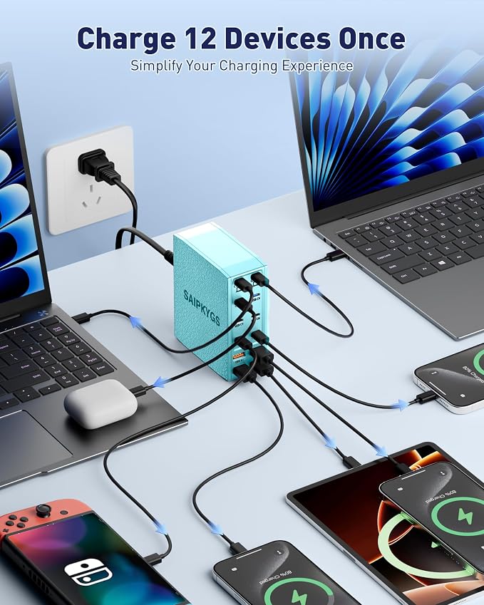 Charging Station, 12-Port USB C Charger Block - Image 4