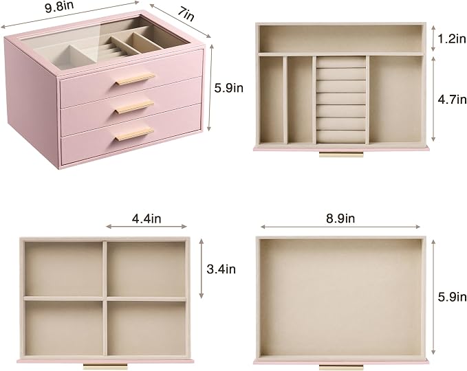 pickpiff Jewelry Box Organizer Case - Image 7
