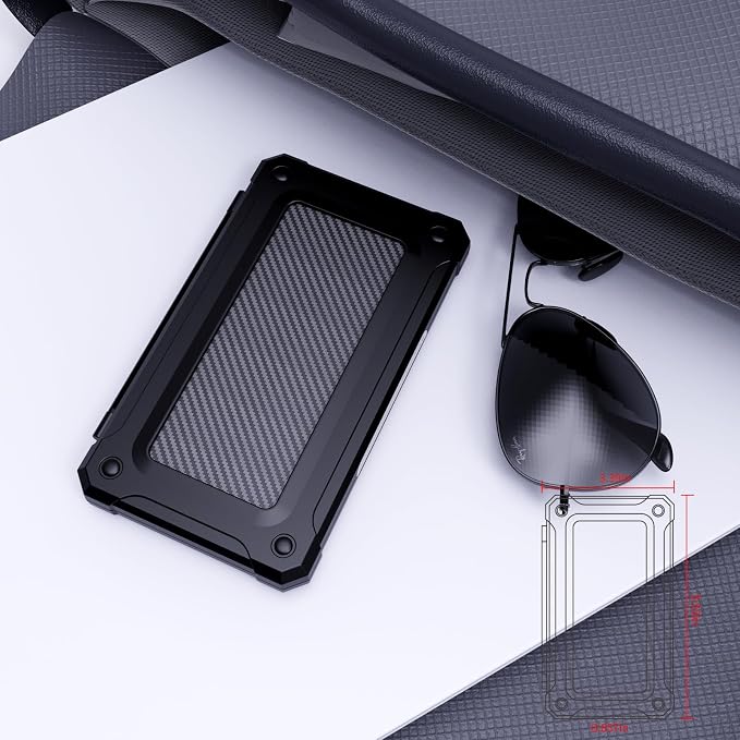Memory Card Case with 40 Slots for 20 Micro SD SDXC SDHC TF Cards and 20 SD - Image 6