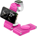 Magnetic Wireless Charger Stand, 3 in 1 Foldable Wireless Charging Station by GEJIUCAI