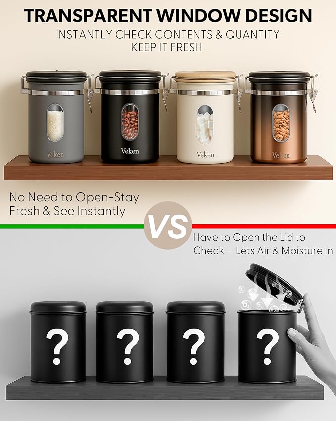 Veken Coffee Sugar Canister - Image 2