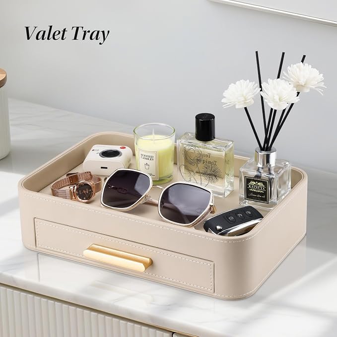 GORESE Valet Jewelry Tray Nightstand Organizer - Image 2