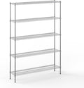 14" Deep x 60" Wide x 86" Height Wire Shelving Kit | 5-Tier | NSF Commercial by Regal+Altair