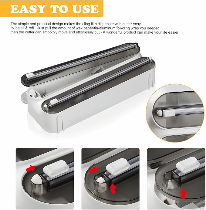Magnetic Plastic Wrap Dispenser - Image 6