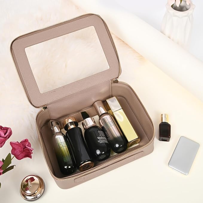 Aveniee Clear Makeup Bag Organizer, Large Travel Toiletry Bag - Image 4