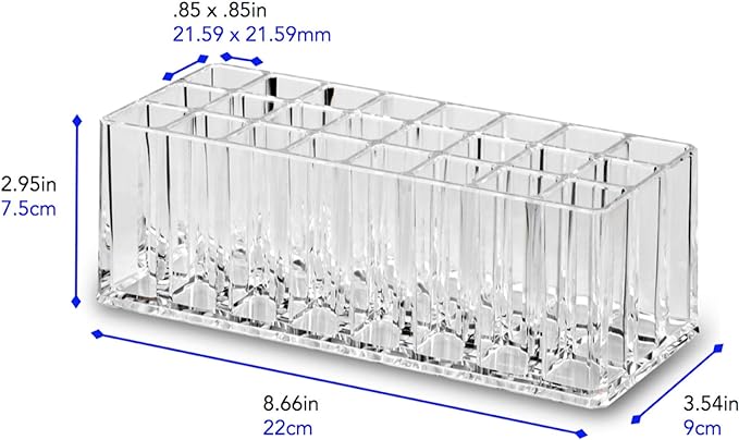 BY ALEGORY Acrylic Lip Gloss Organizer Makeup Storage Organization Refillablle - Image 5