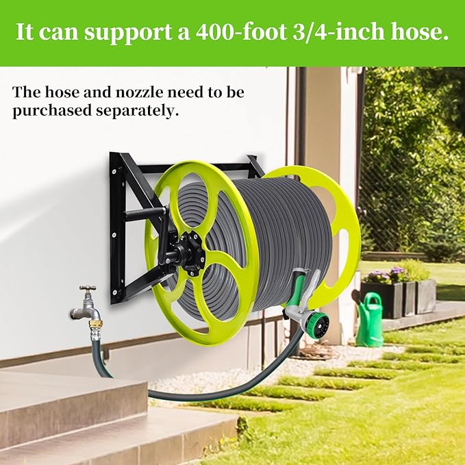 Stainless Steel Garden Hose Reel - Image 5