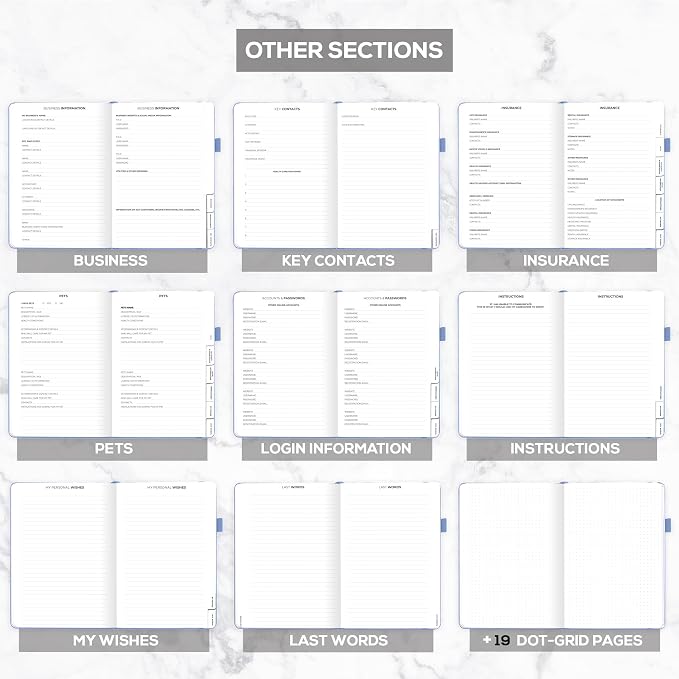 Clever Fox Large End of Life Planner – Guided Final Arrangements Organizer - Image 6