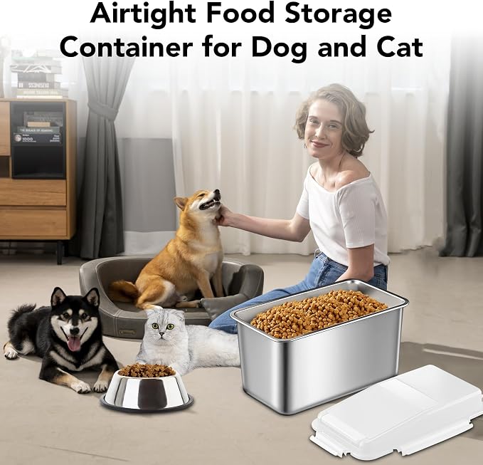 Dog Food Storage Container Stainless Steel - Image 7