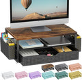 gianotter Wood Monitor Stand Riser, Office Desk Shelf Organizer, Desk Organizer by gianotter