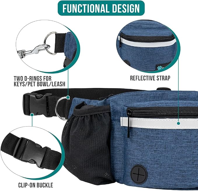 PetAmi Dog Fanny Pack, Treat Pouch - Image 4