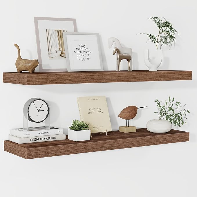 Fun Memories Floating Shelves 36 Inch Long, 9.3Inch Deep Floating Shelves by FunMemories