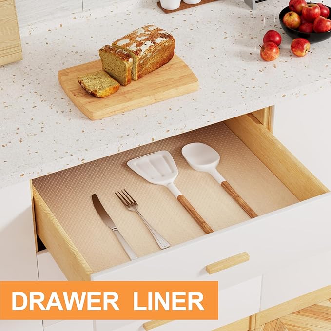 FLPMIX Clear Shelf Liners for Kitchen Cabinets - Image 2