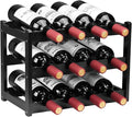 Bamboo Wine Rack, Sturdy and Durable Wine Storage Cabinet Shelf, Wine Racks by Homevany