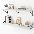 Deep Floating Shelves Wall Mounted, Living Room, Office by Acovy