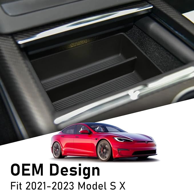 Yumzeco Compatible with 2021-2025 Tesla Model S Model X Center Console - Image 4