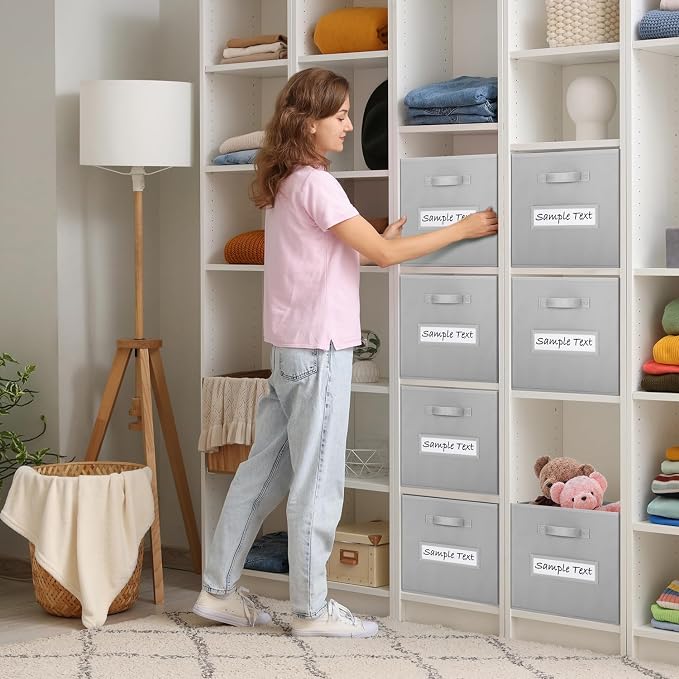 artsdi 11x11 storage cube bins Foldable Fabric storage cubes - Image 5