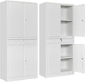 SISESOL White Metal Storage Cabinet by SISESOL