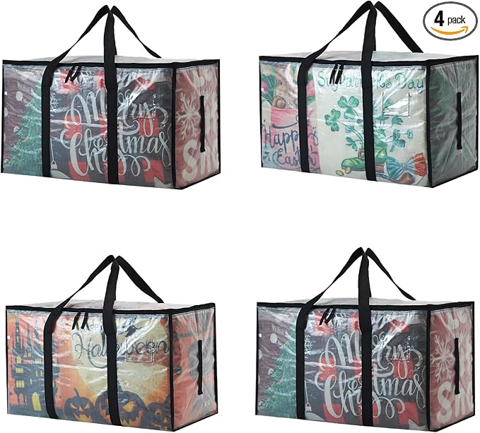 Heavy Duty 93L Stackable Storage Bins by Unknown