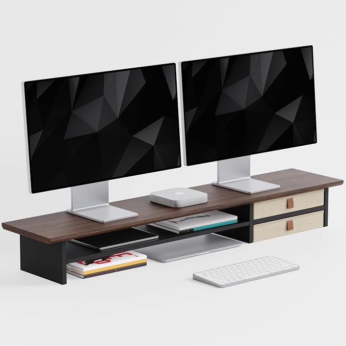 Dual‑Tier Monitor Stand Riser by FENSULN
