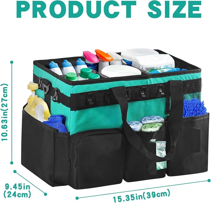 Wearable Cleaning Caddy Bag, WithDetachable Divider cleaning bags - Image 7
