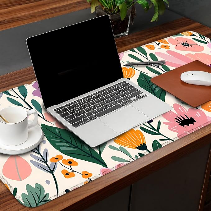 Floral Mouse Pad XXL – Large Extended Desk Mat - Image 9