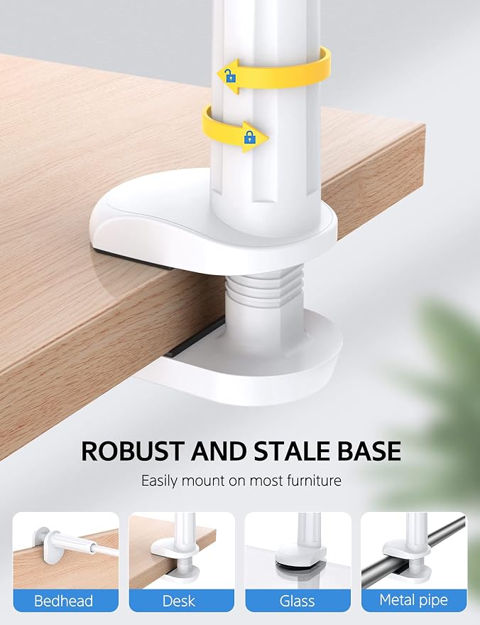 SHAWE Gooseneck Tablet Holder Phone Stand, Flexible Tablet Mount - Image 4
