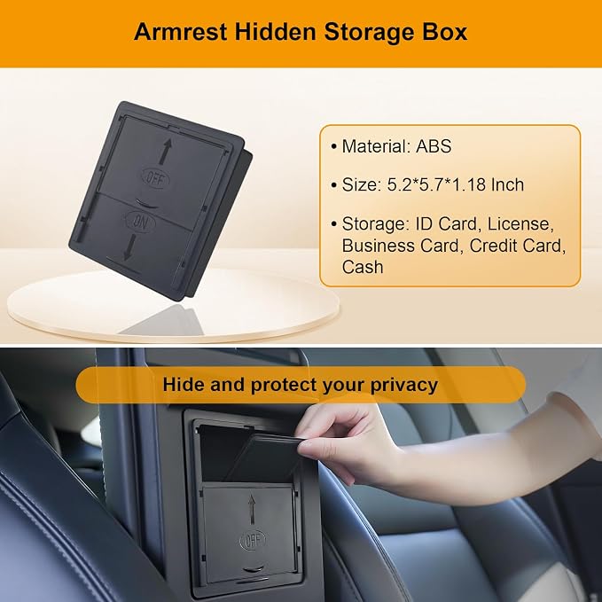Center Console Organizer Tray 5PCS - Image 5