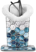 Fintie Plush Lined Eyeglasses Holder, Glasses Stand Case, Anti-scratch Glasses by Fintie