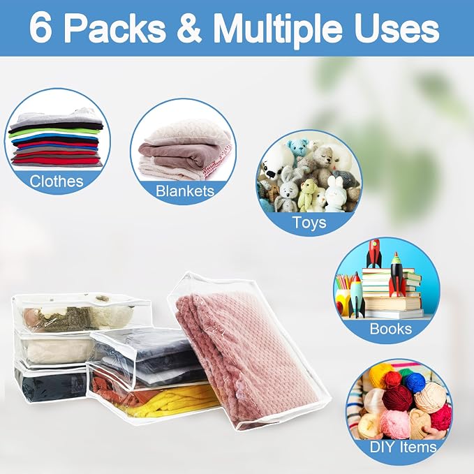 Esme L&H 6Pcs Sweater Storage Bags - Image 4