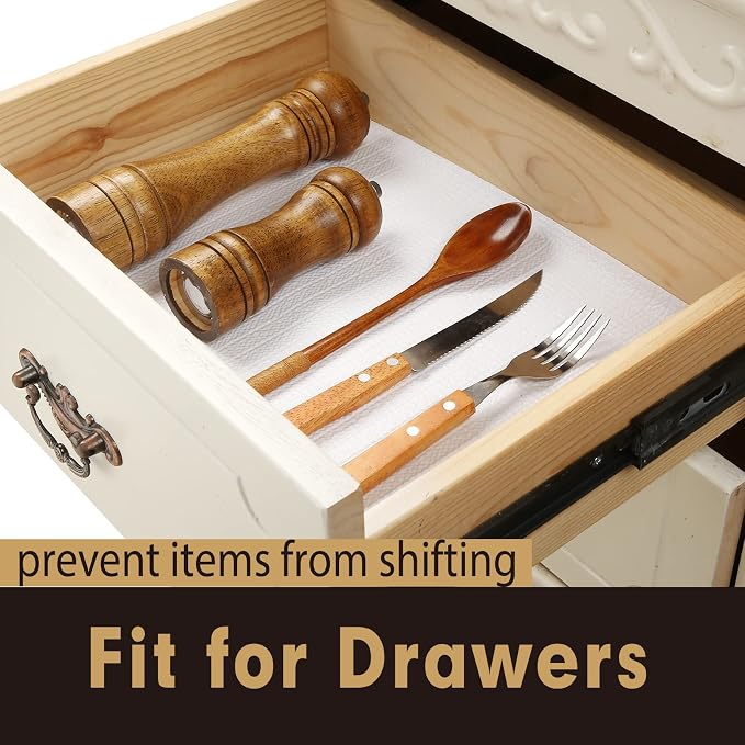 Premium Drawer and Shelf Liner for Cabinet, Non Adhesive Liner for Kitchen - Image 3